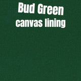 Bud Green Canvas Lining in Horace and Jasper Purse.