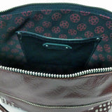 CandyAss Leather Shoulder Bag with Pentagram Lining